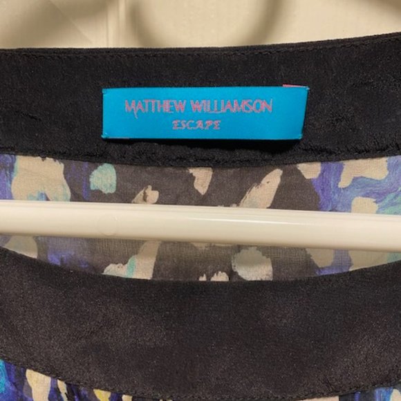 Matthew Williamson 100% Silk Swim Cover-ups Size 10 - Picture 3 of 6